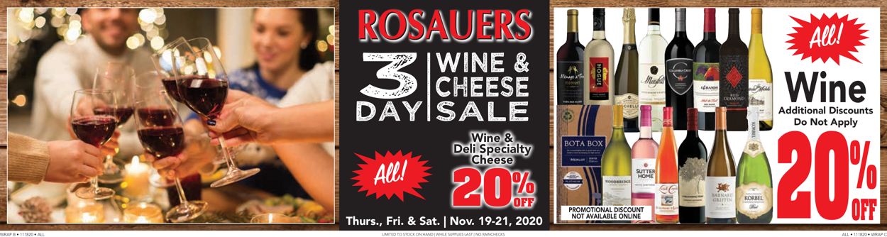 Catalogue Rosauers Thanksgiving 2020 from 11/18/2020