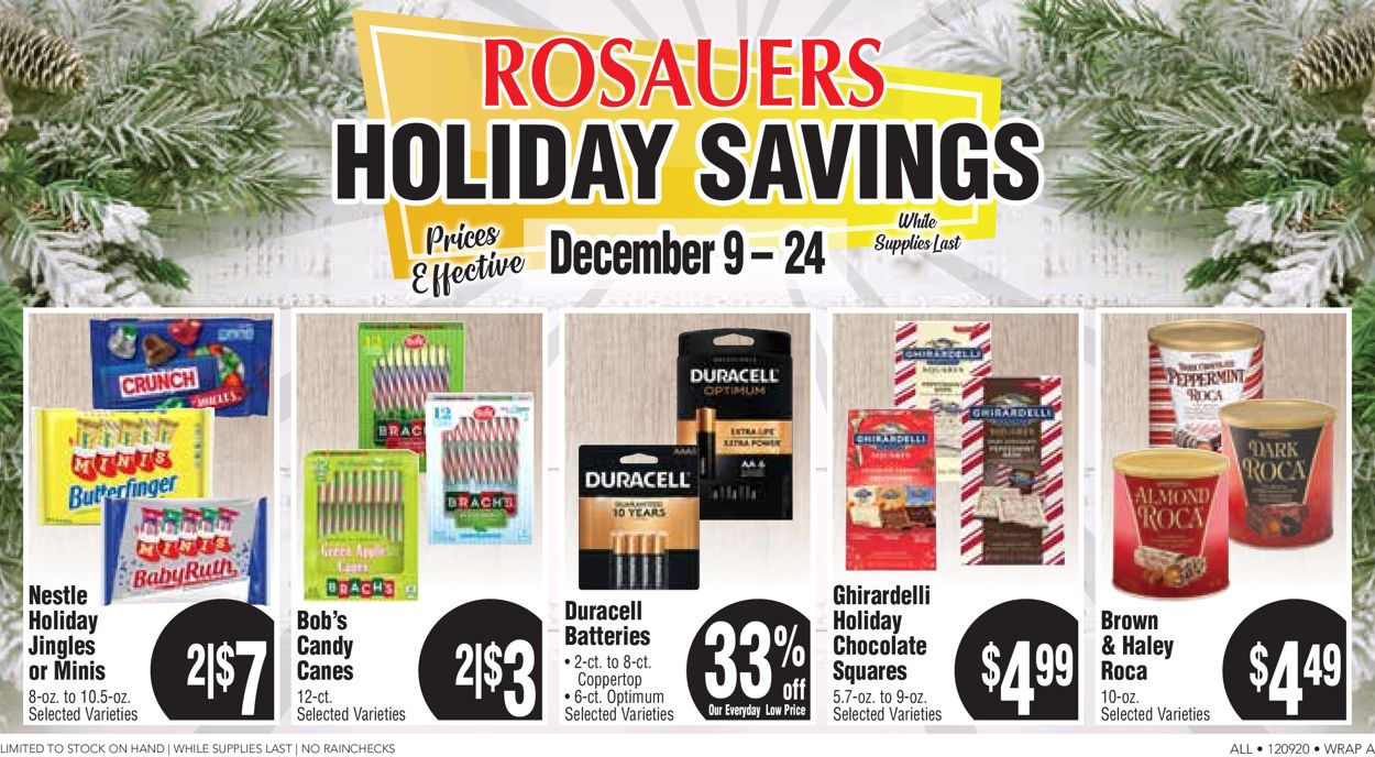 Catalogue Rosauers from 12/16/2020