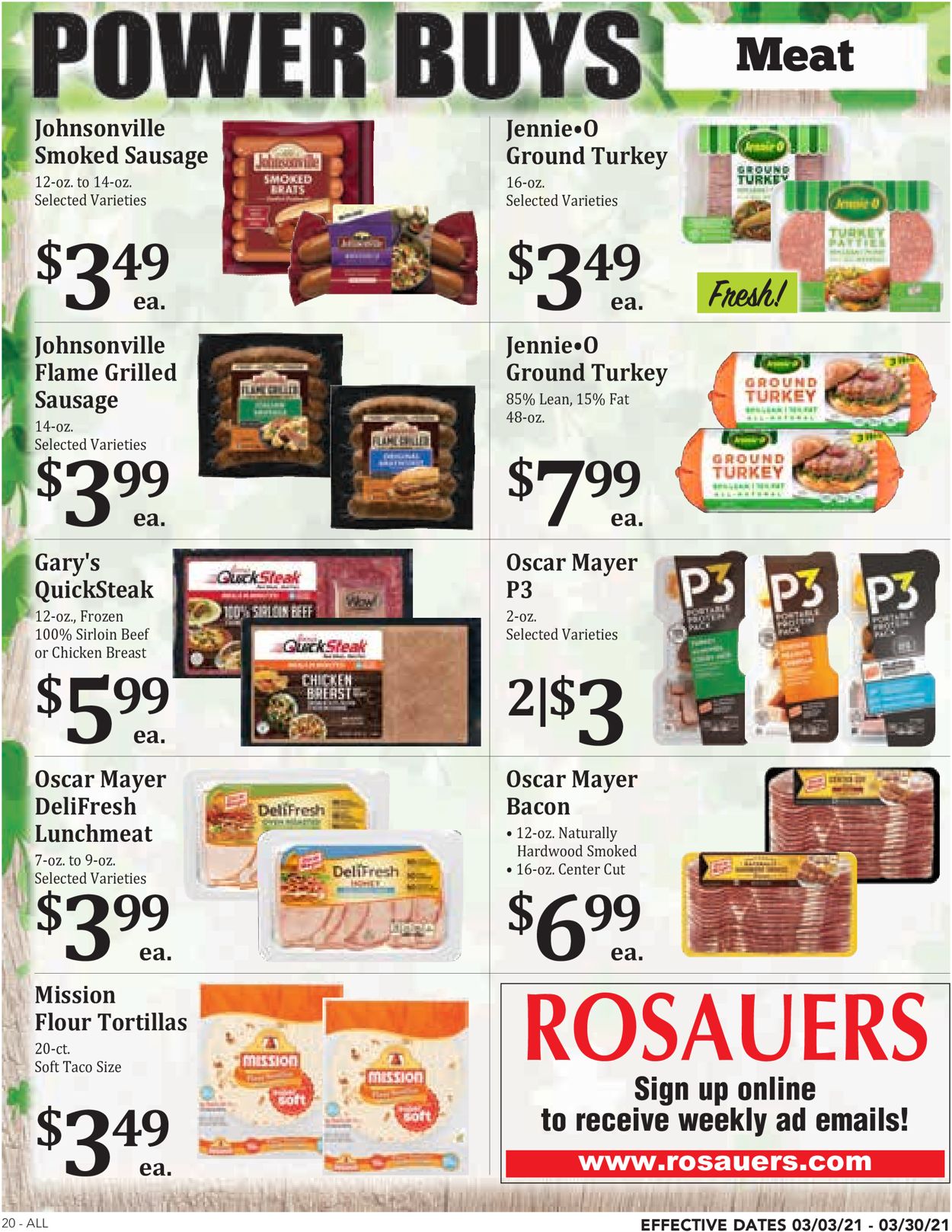 Catalogue Rosauers from 03/03/2021