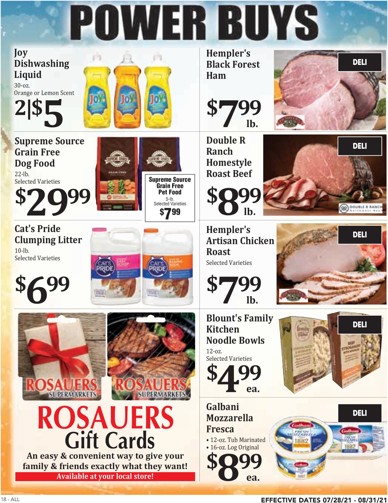 Catalogue Rosauers from 07/28/2021