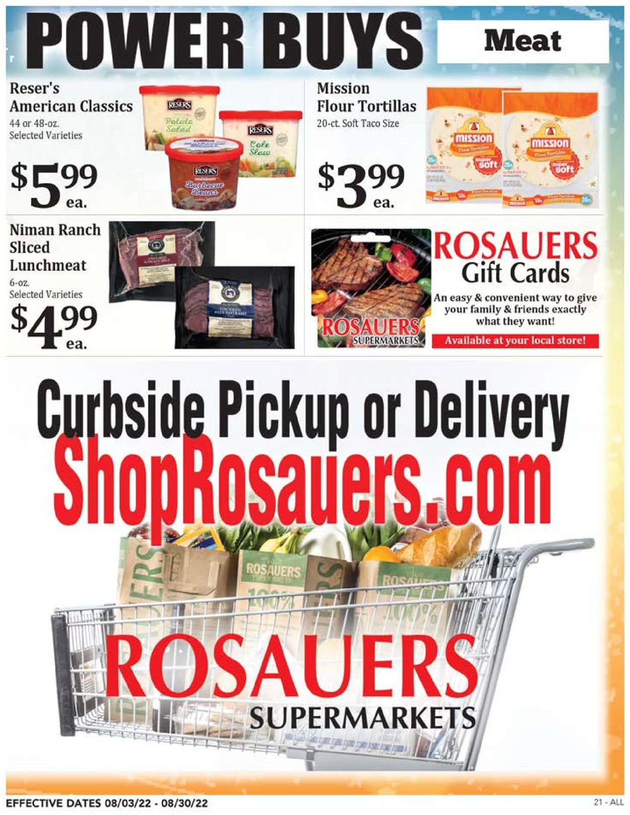 Catalogue Rosauers from 08/03/2022