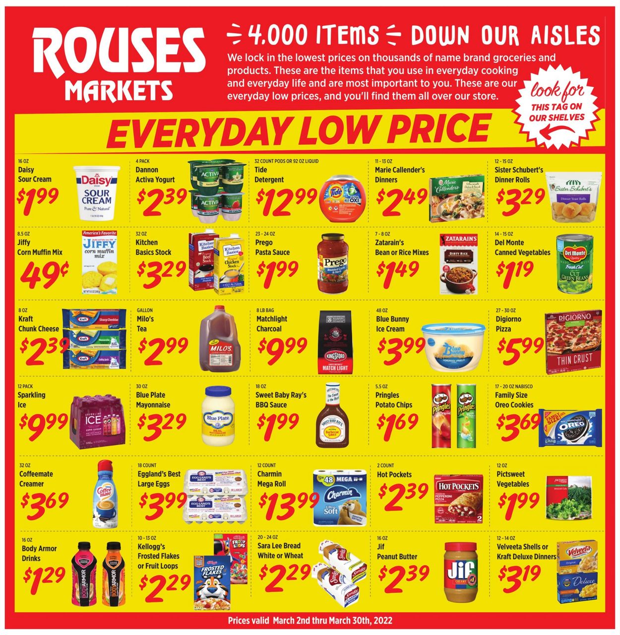 Catalogue Rouses from 03/16/2022