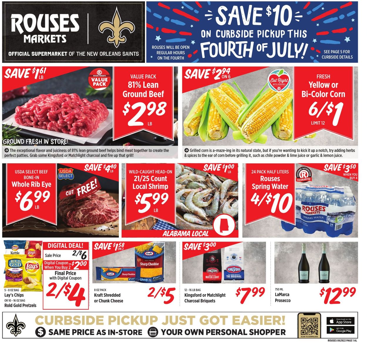Catalogue Rouses - 4th of July Sale from 06/29/2022