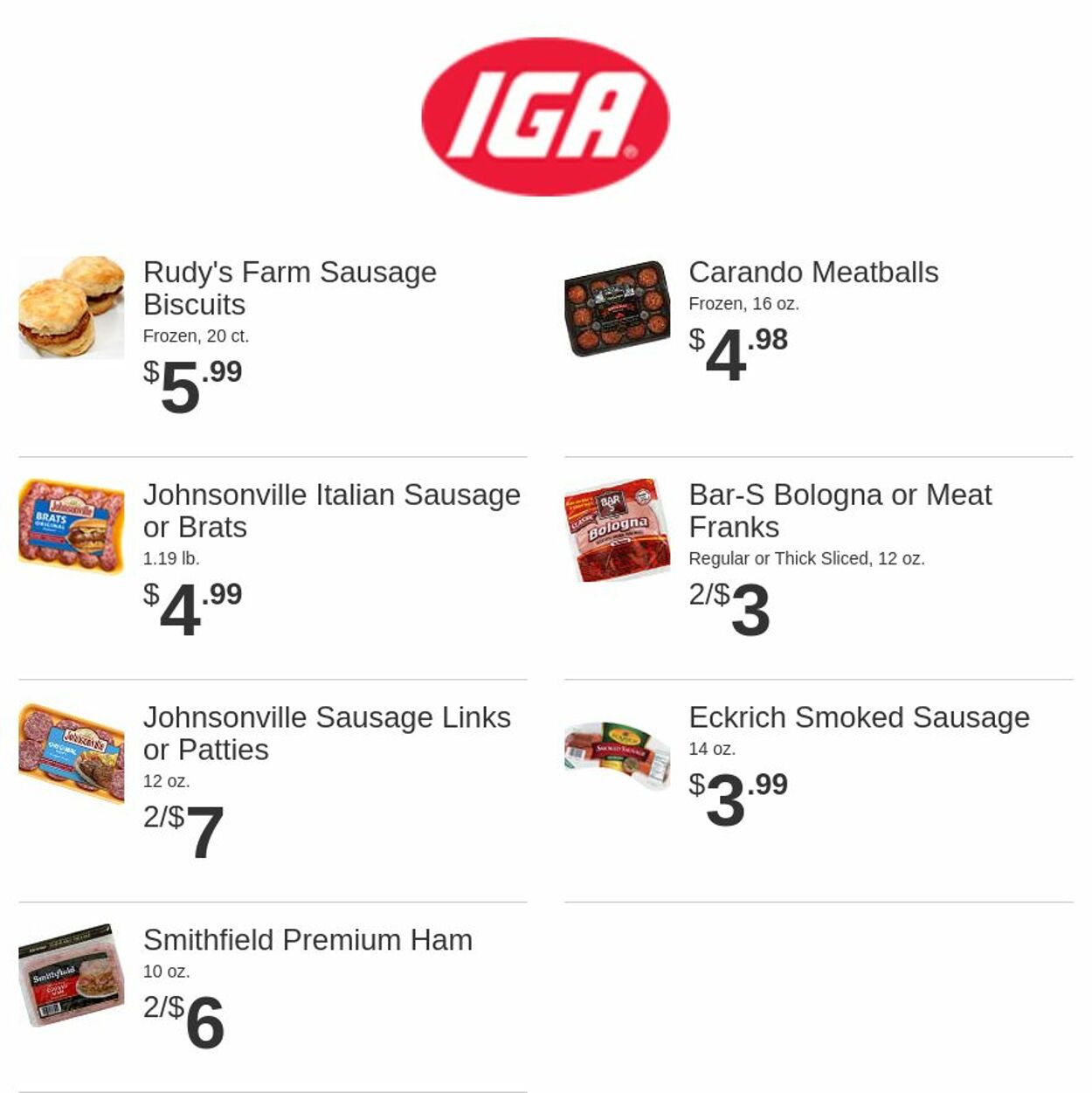 Catalogue Rowe's IGA Supermarkets from 09/14/2022