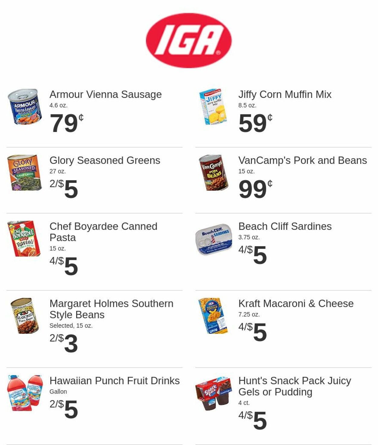 Catalogue Rowe's IGA Supermarkets from 12/28/2022