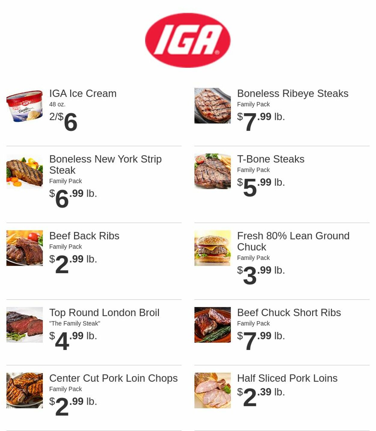 Catalogue Rowe's IGA Supermarkets from 01/25/2023