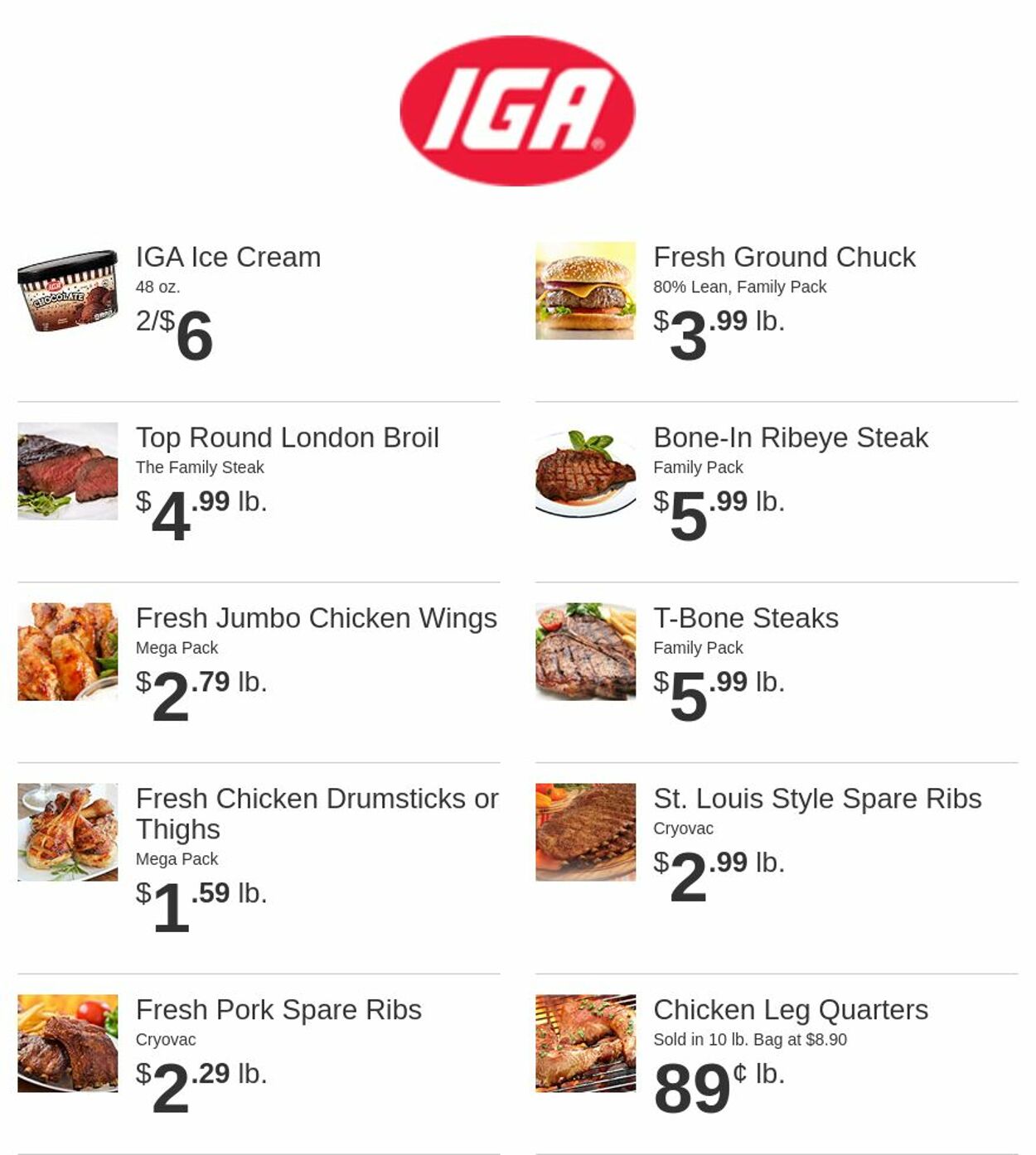 Catalogue Rowe's IGA Supermarkets from 04/12/2023