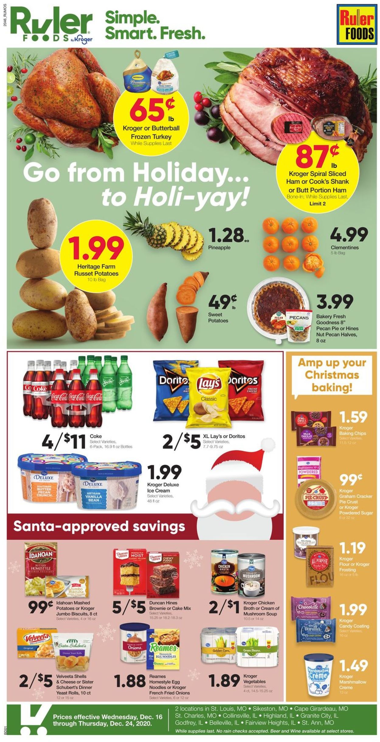 Catalogue Ruler Foods Christmas Ad 2020 from 12/16/2020