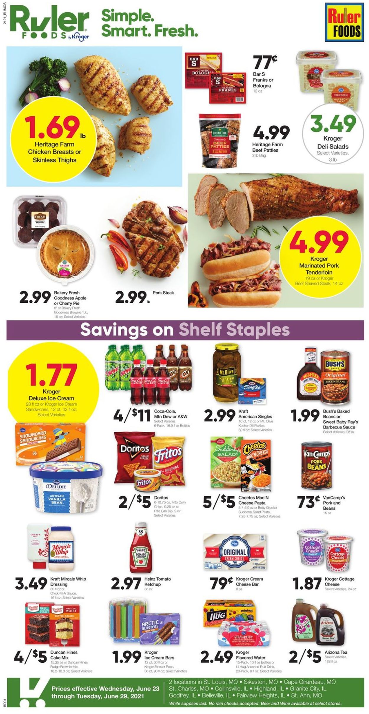 Catalogue Ruler Foods from 06/23/2021