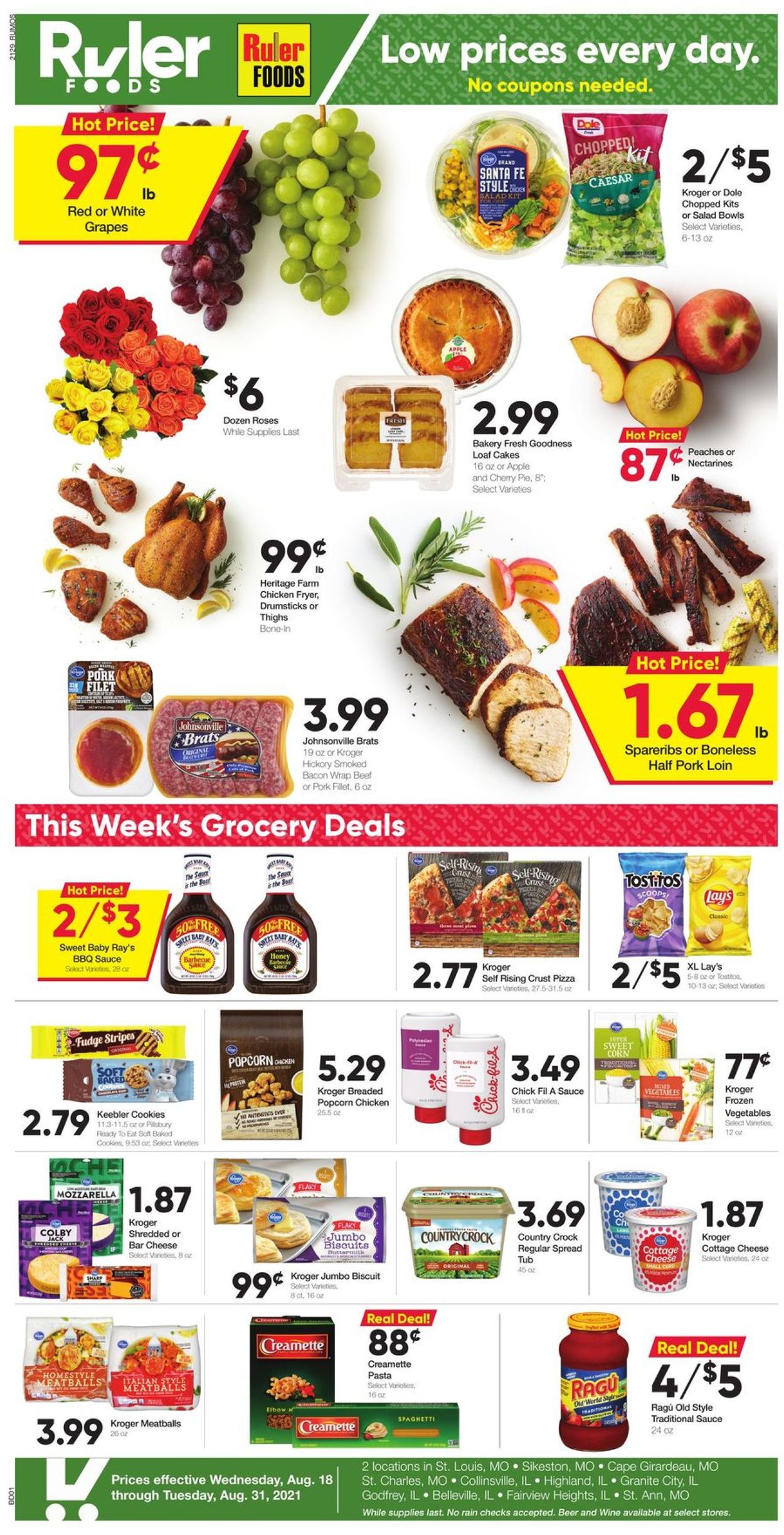 Catalogue Ruler Foods from 08/18/2021