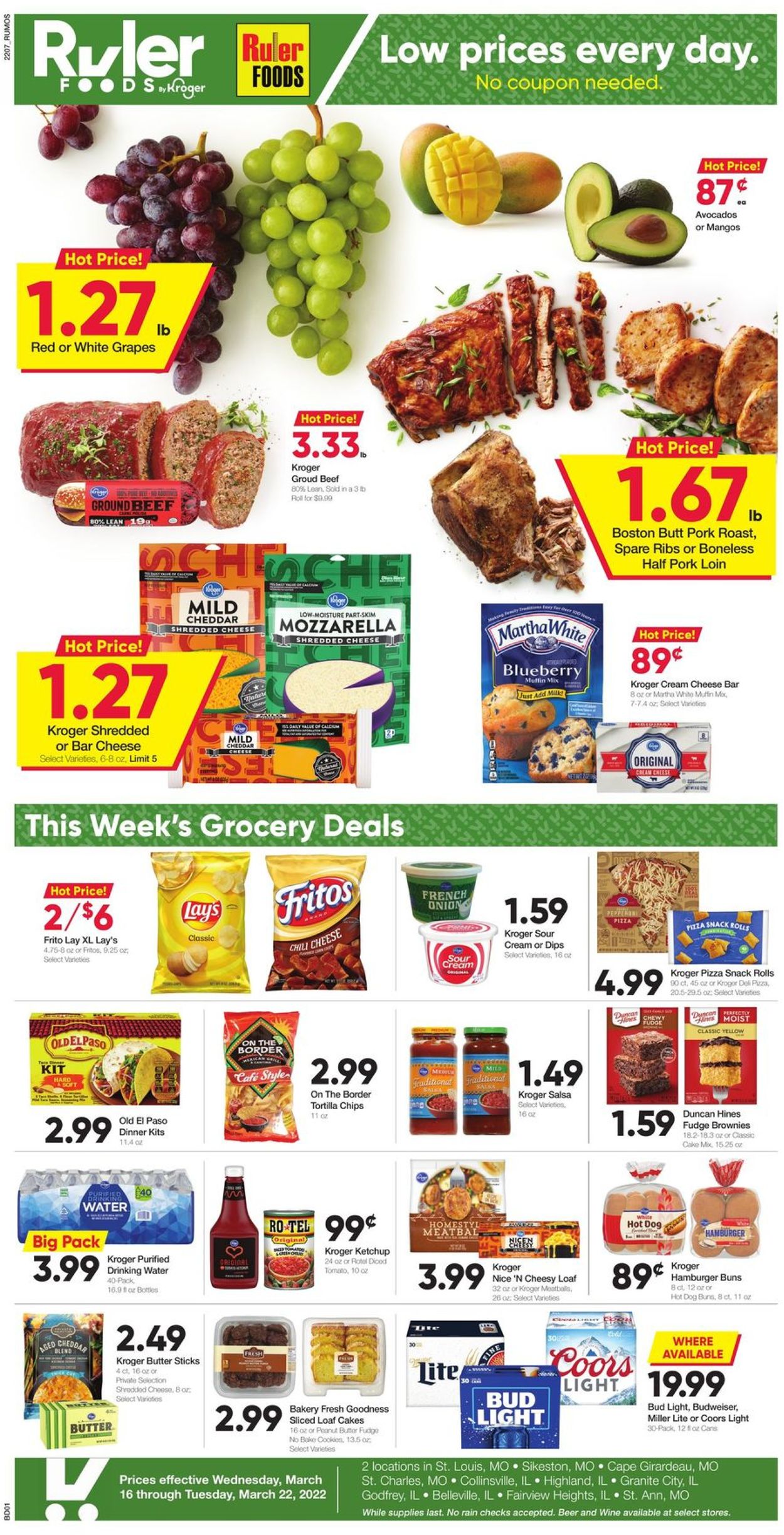 Catalogue Ruler Foods from 03/16/2022
