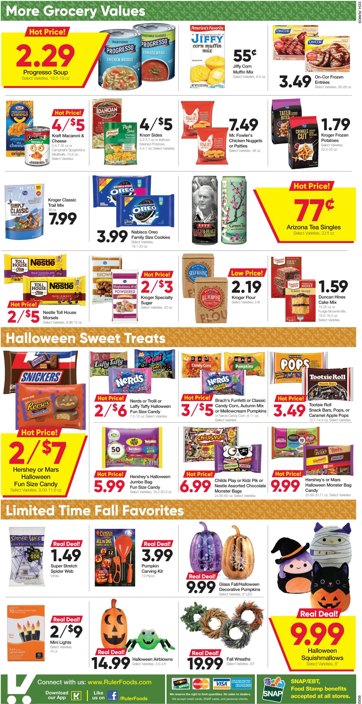Catalogue Ruler Foods from 09/21/2022