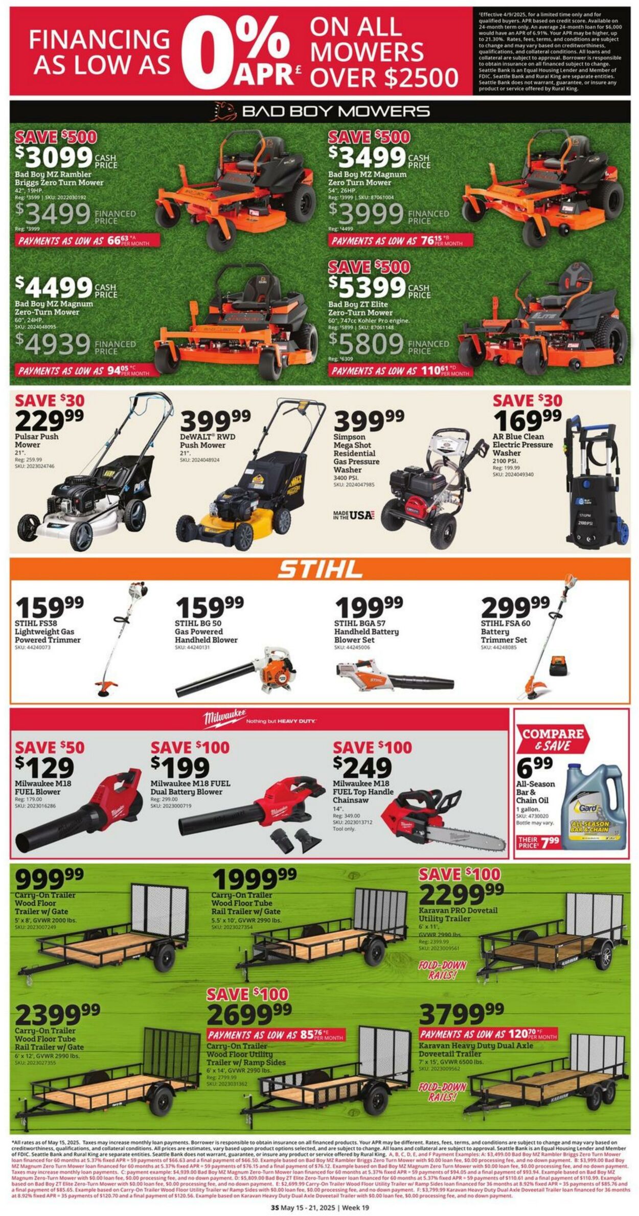 Catalogue Rural King from 05/15/2025