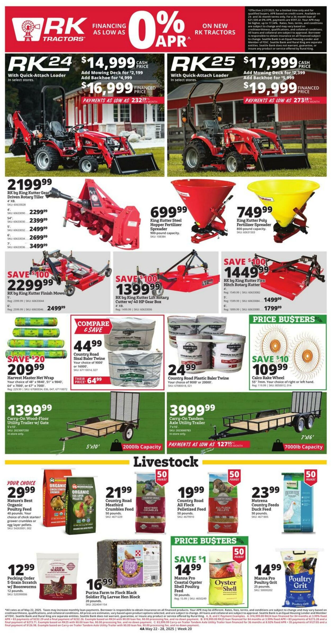Catalogue Rural King from 05/22/2025