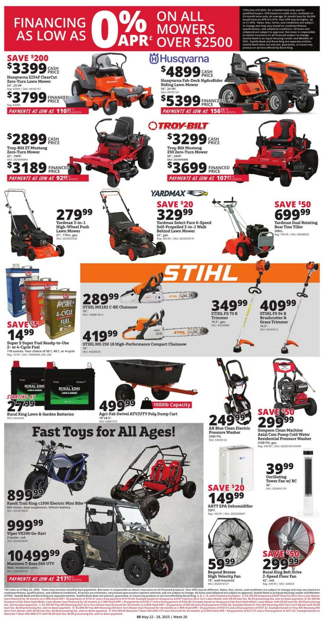Catalogue Rural King from 05/22/2025