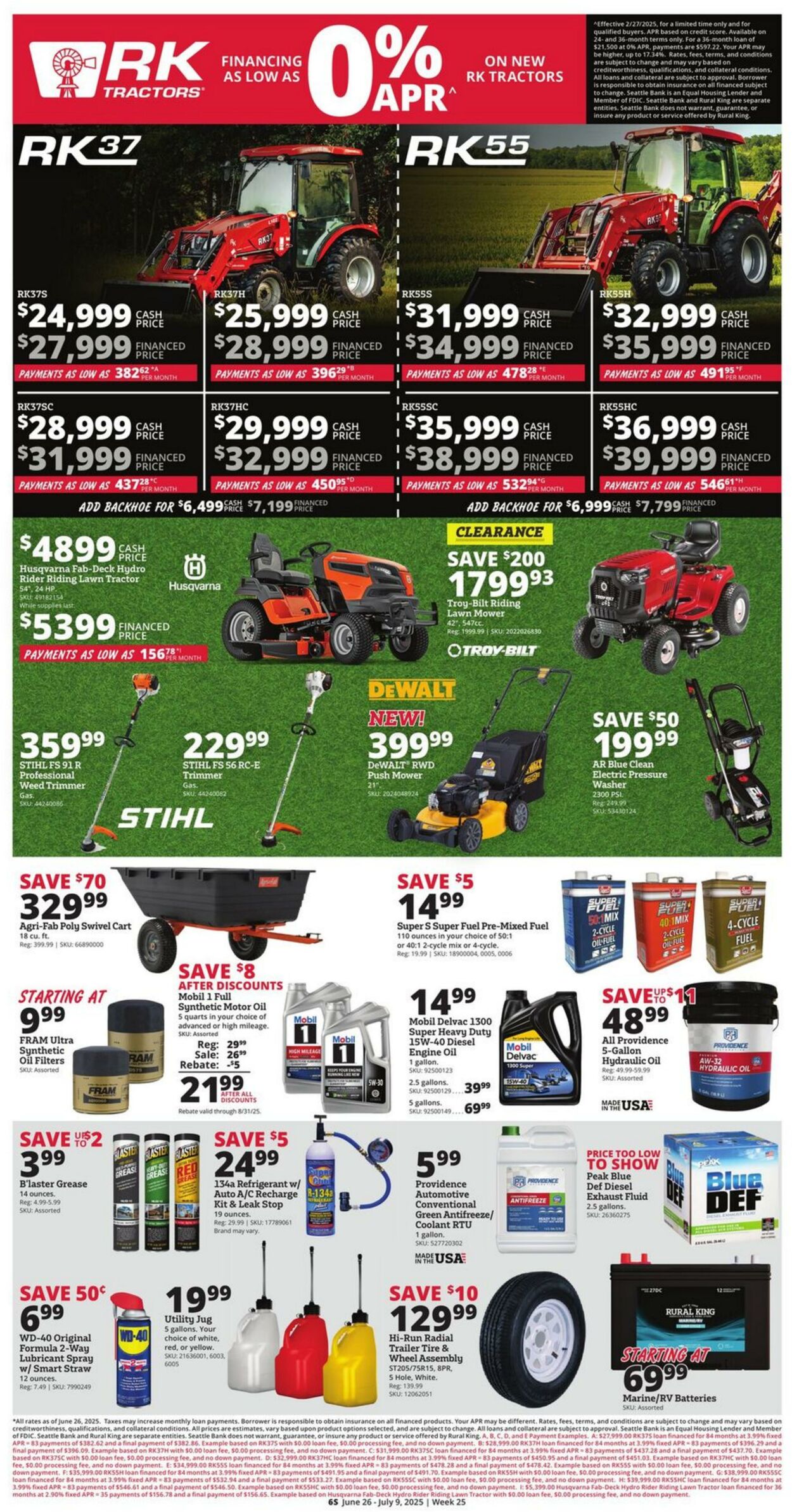 Catalogue Rural King from 06/26/2025