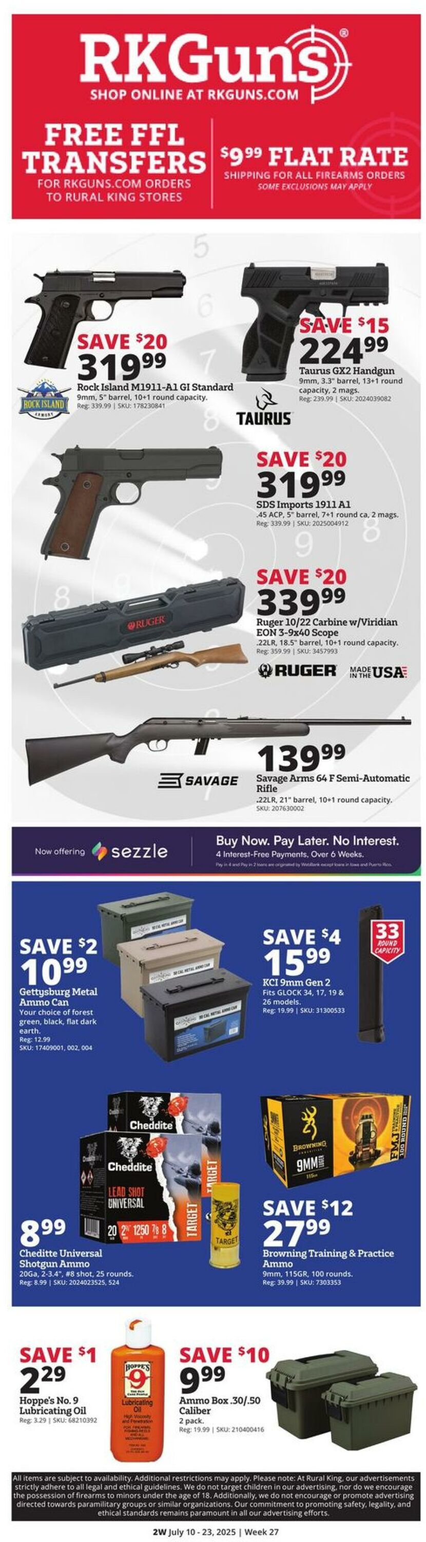 Catalogue Rural King from 07/10/2025
