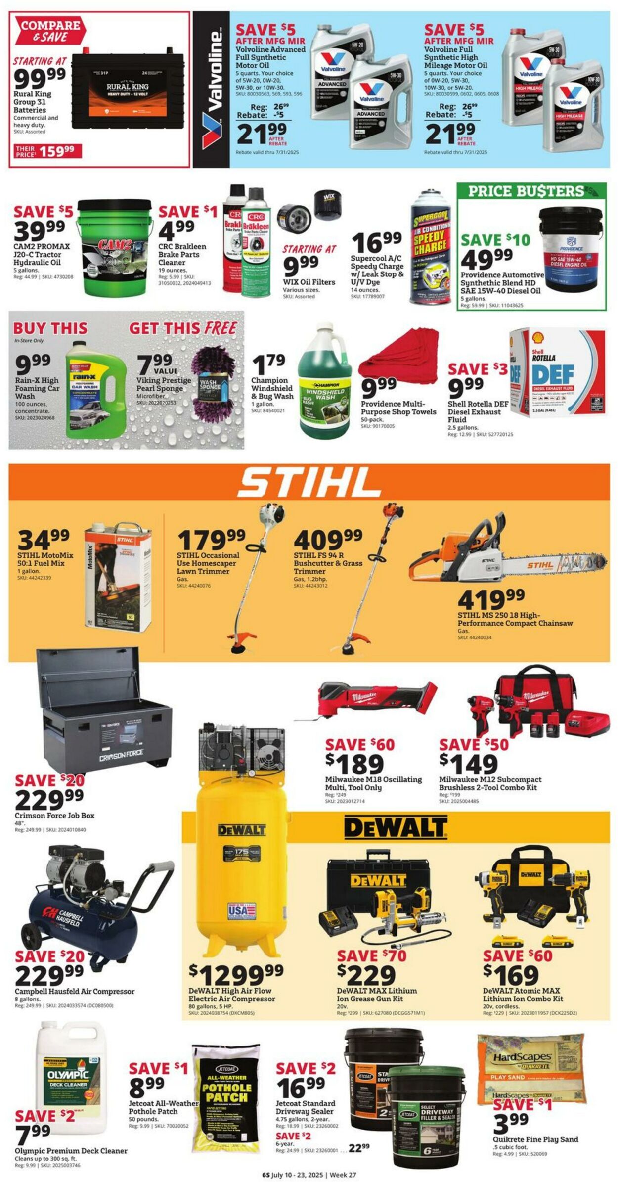 Catalogue Rural King from 07/10/2025
