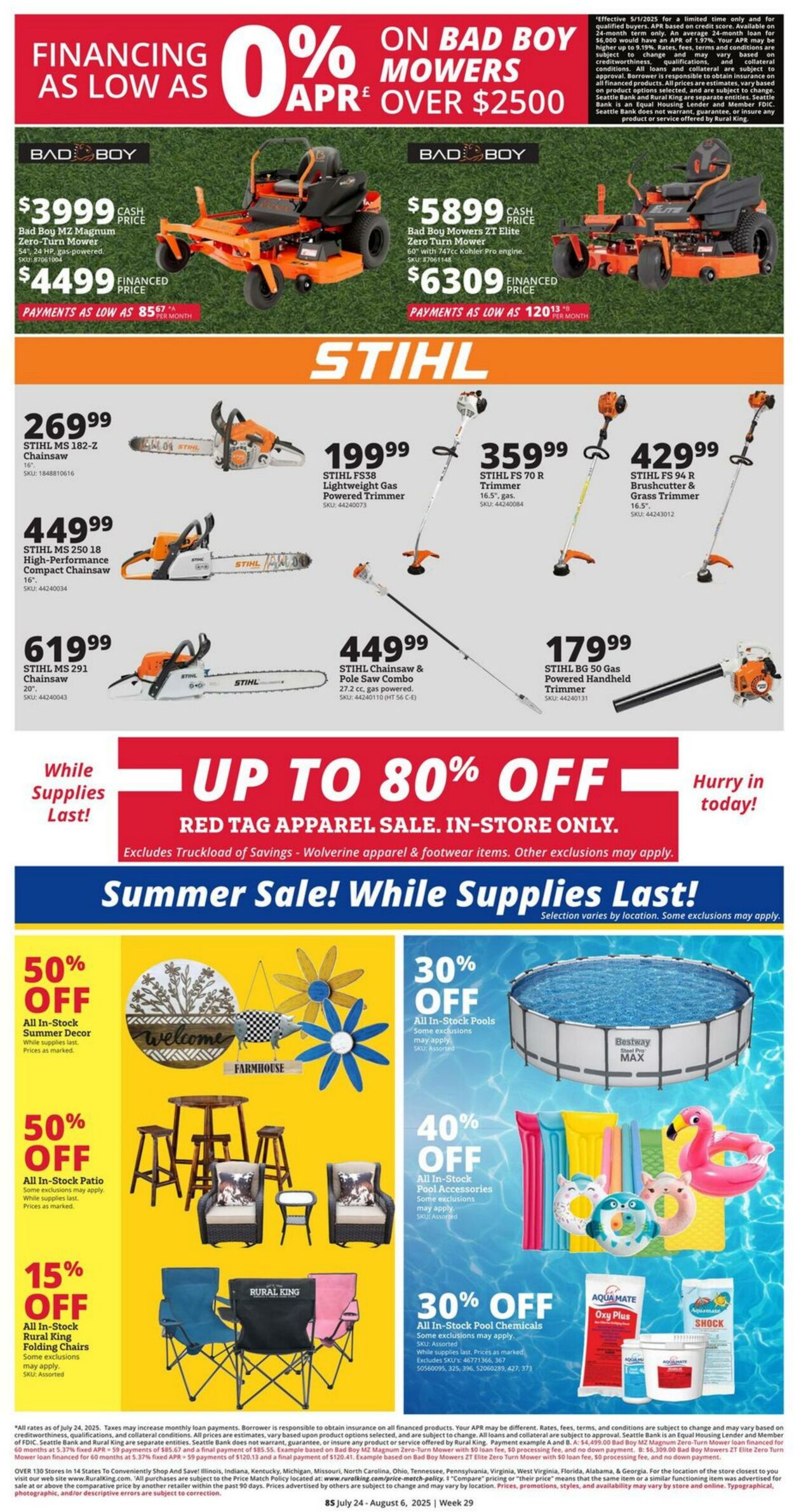 Catalogue Rural King from 07/24/2025