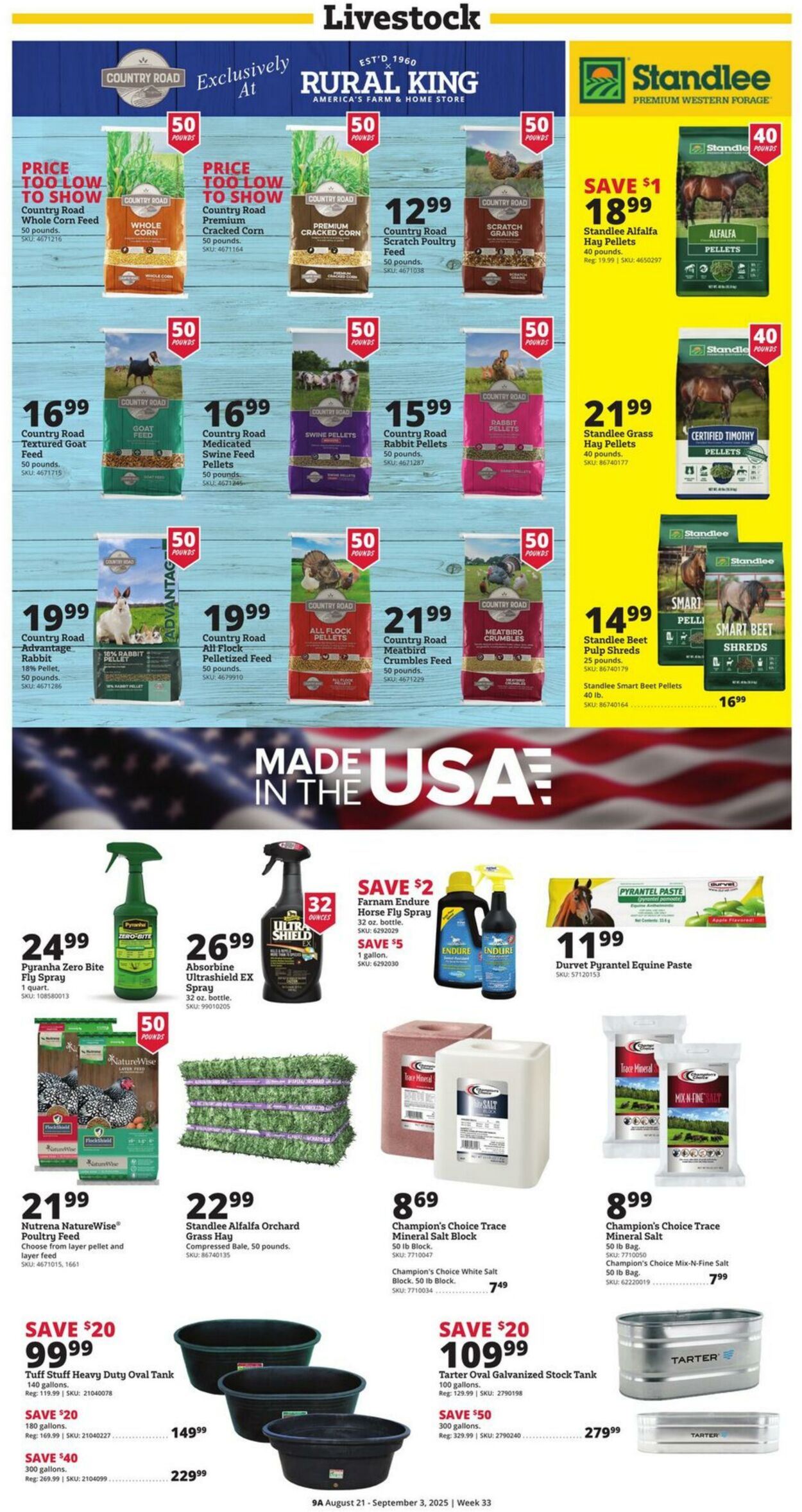 Catalogue Rural King from 08/21/2025