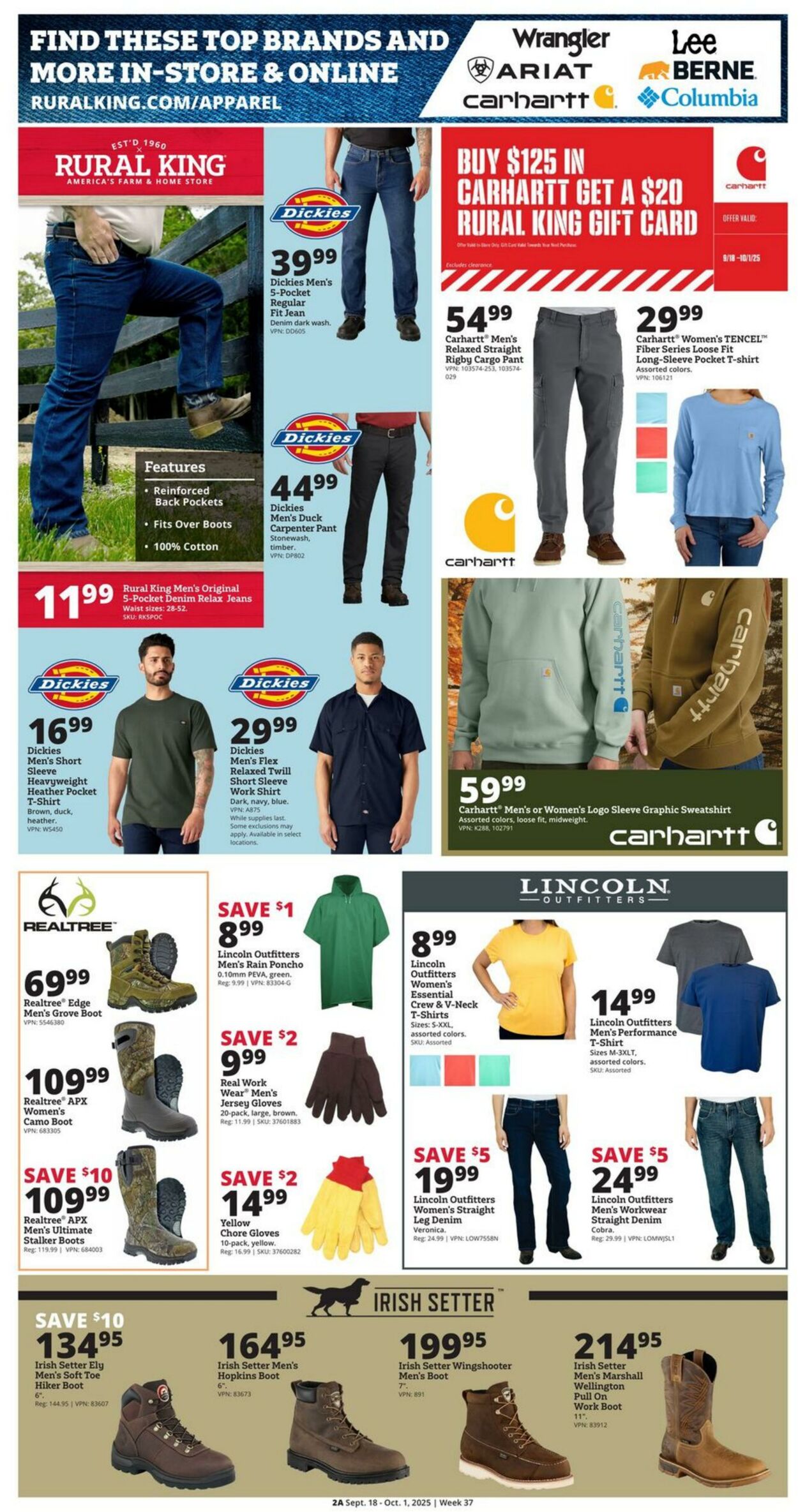 Catalogue Rural King from 09/18/2025