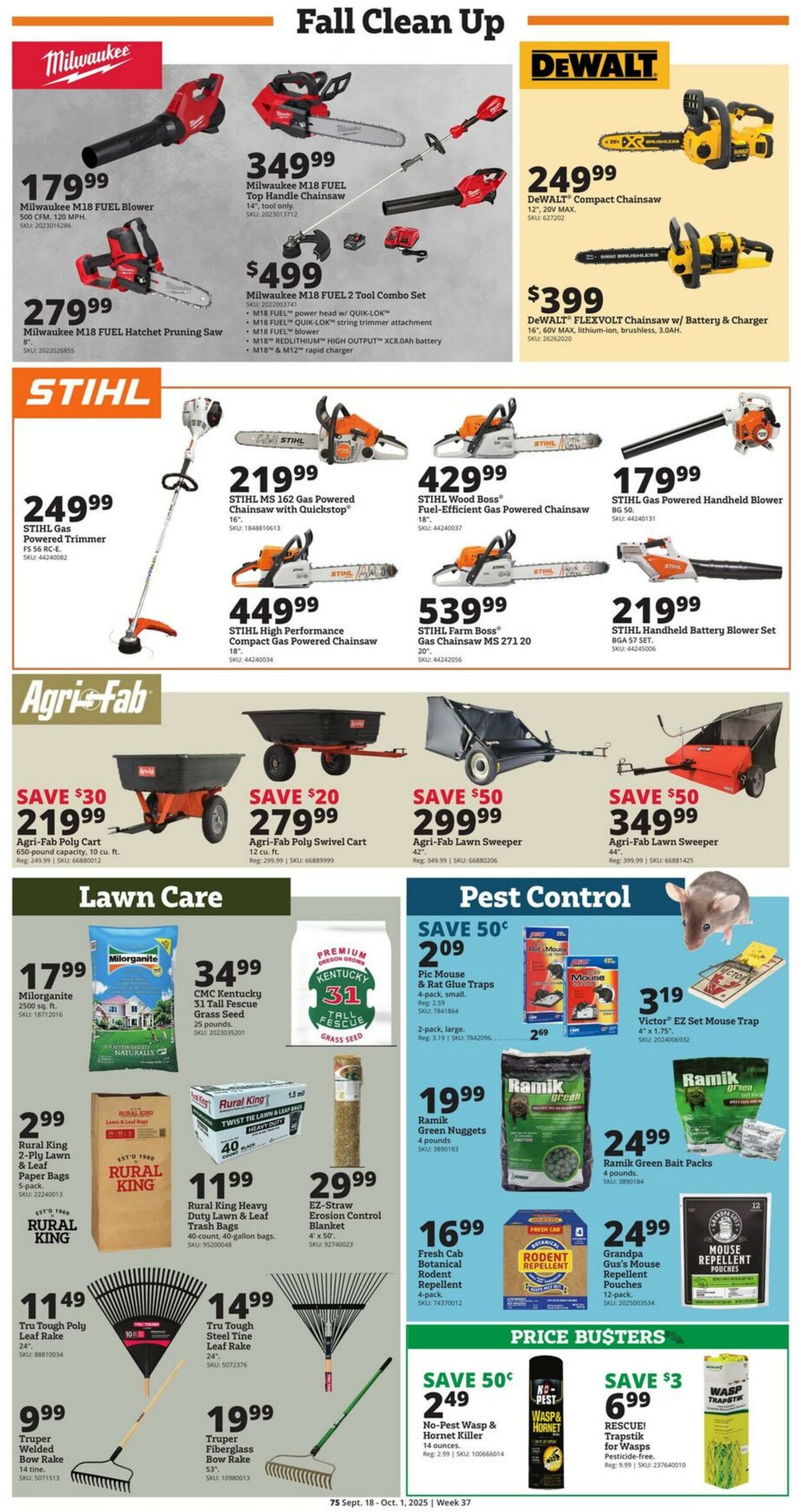 Catalogue Rural King from 09/18/2025