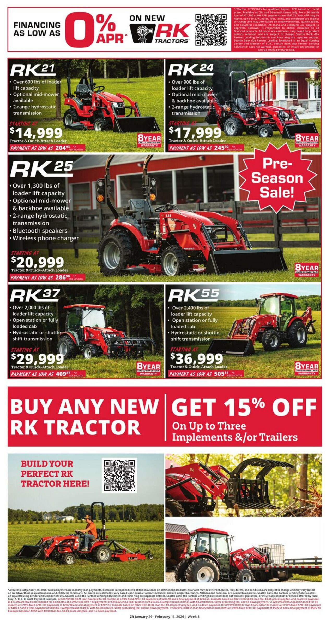 Catalogue Rural King from 01/29/2026