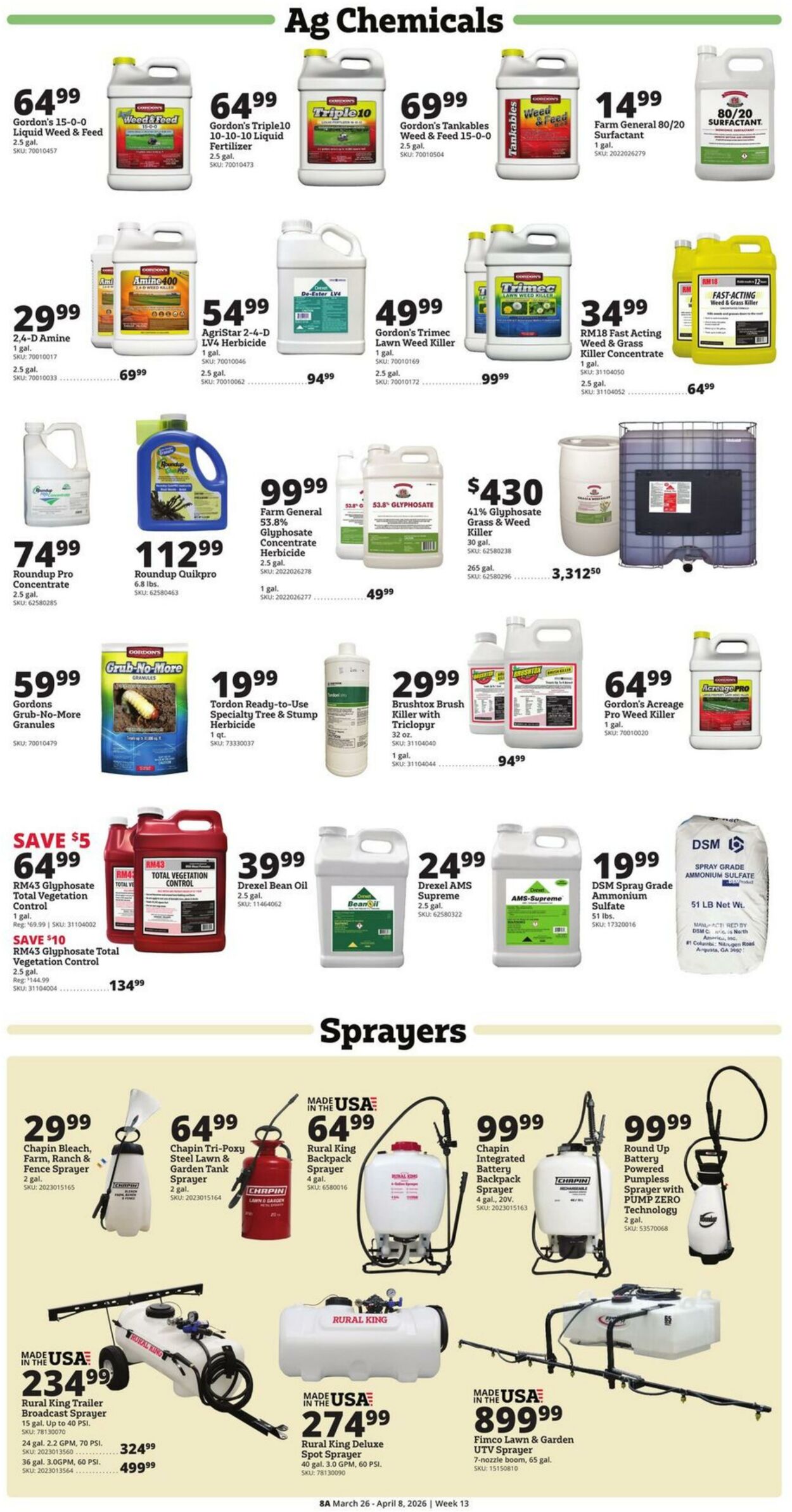 Catalogue Rural King from 03/26/2026