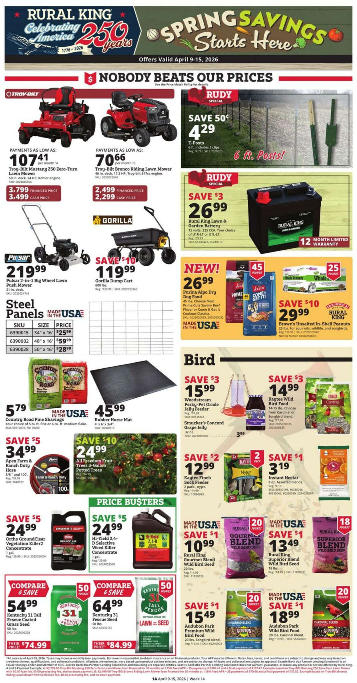 Catalogue Rural King from 04/09/2026