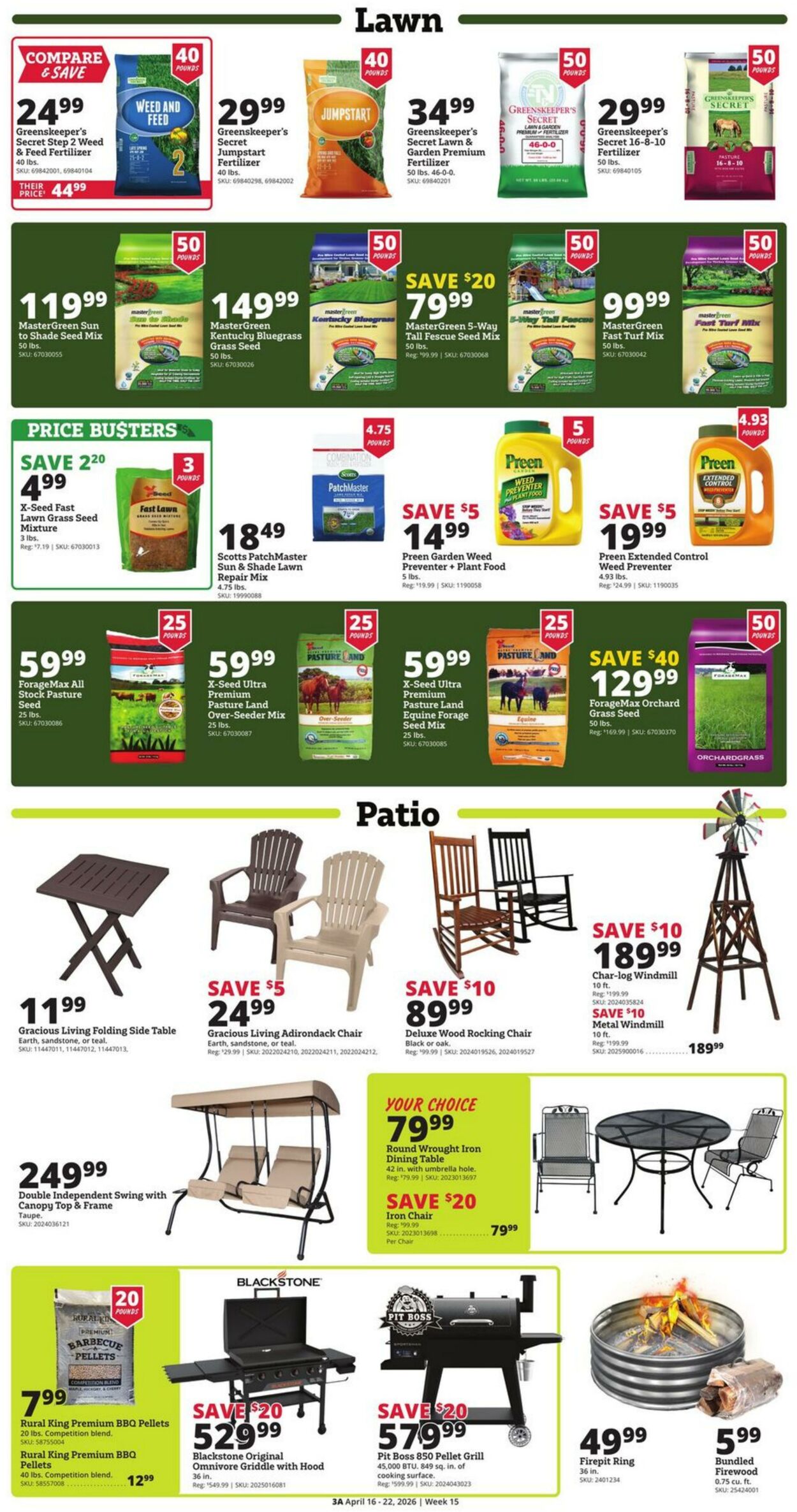 Catalogue Rural King from 04/16/2026