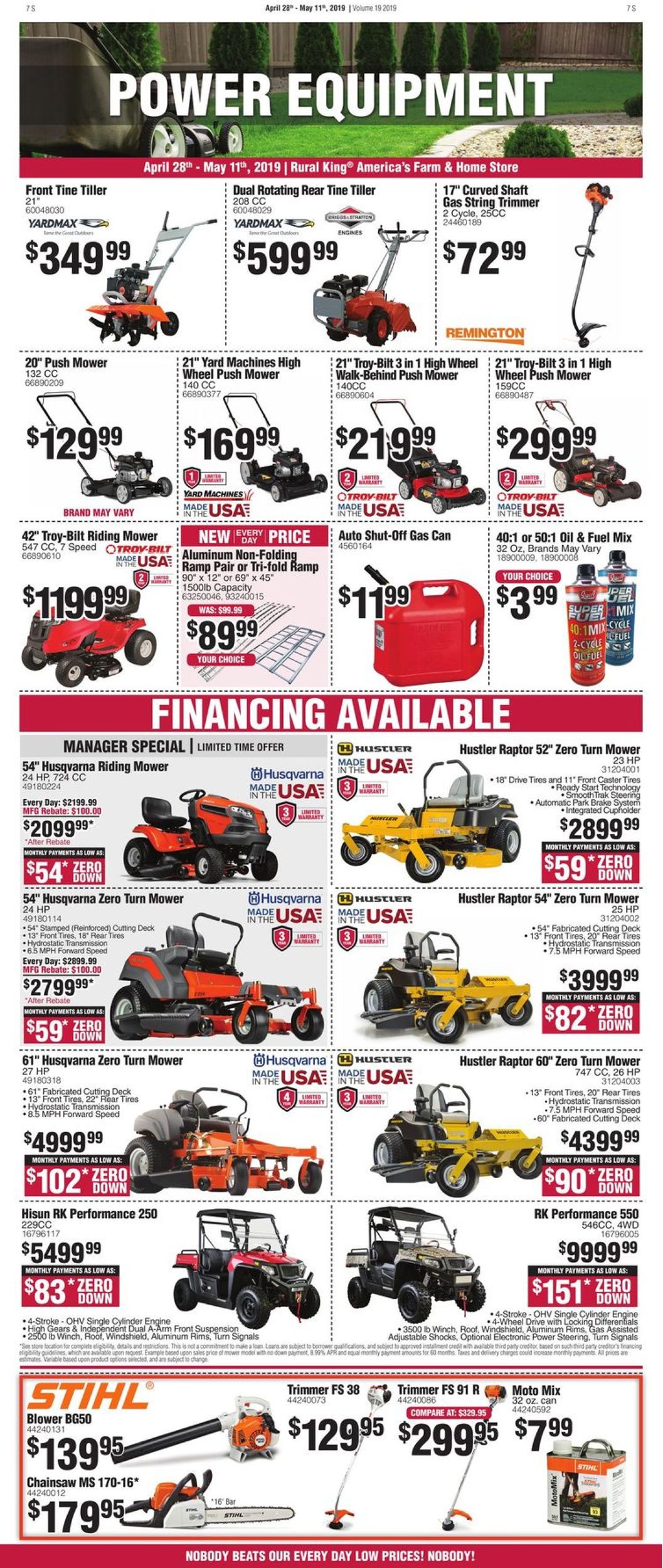 Catalogue Rural King from 04/28/2019