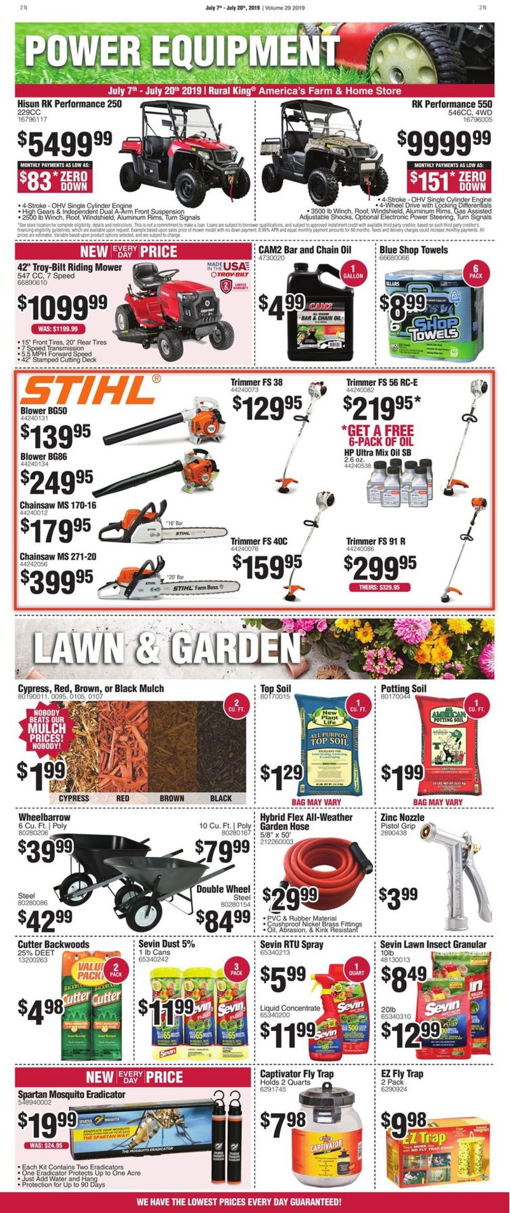 Catalogue Rural King from 07/07/2019