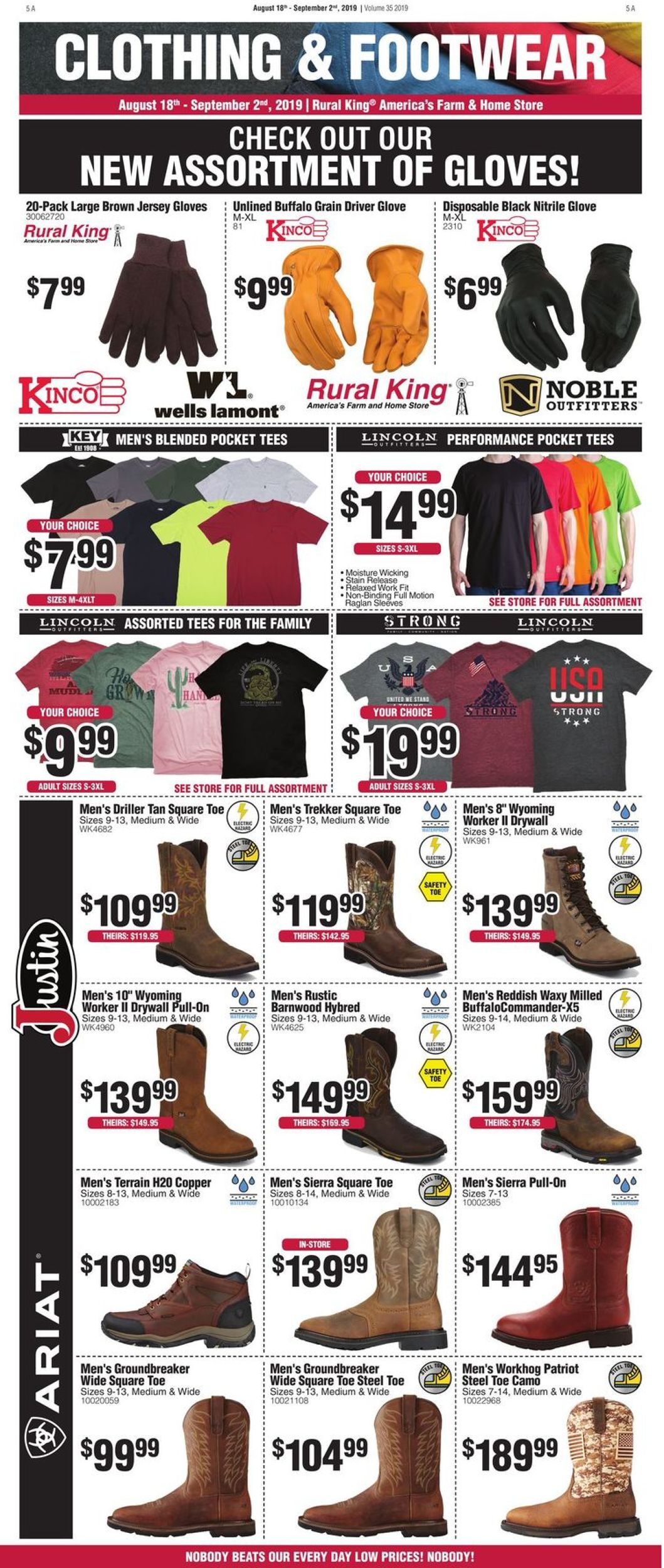 Catalogue Rural King from 08/18/2019