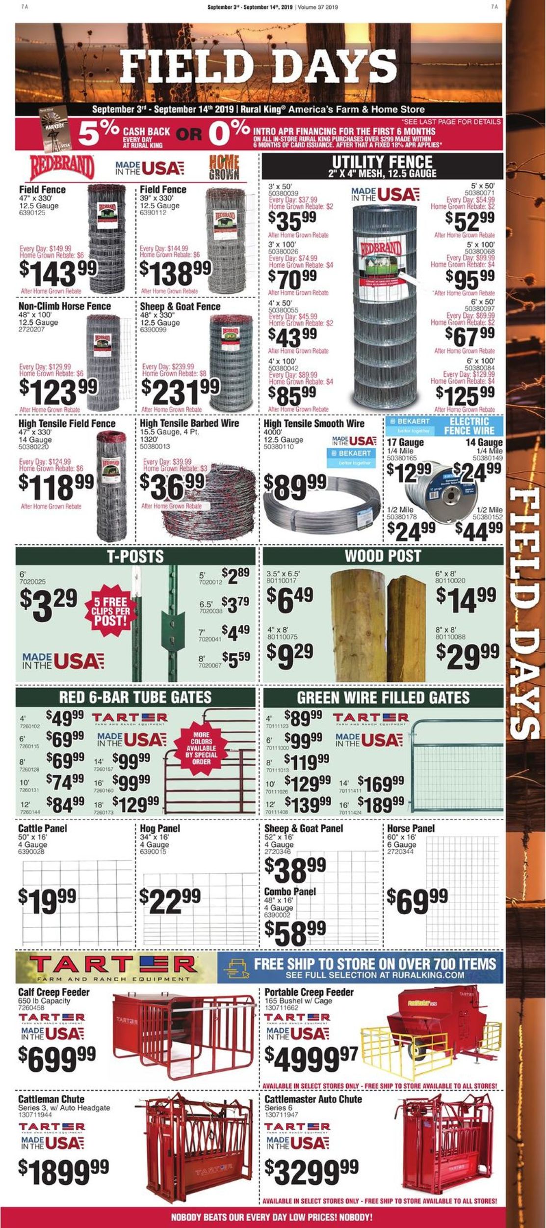 Catalogue Rural King from 09/03/2019