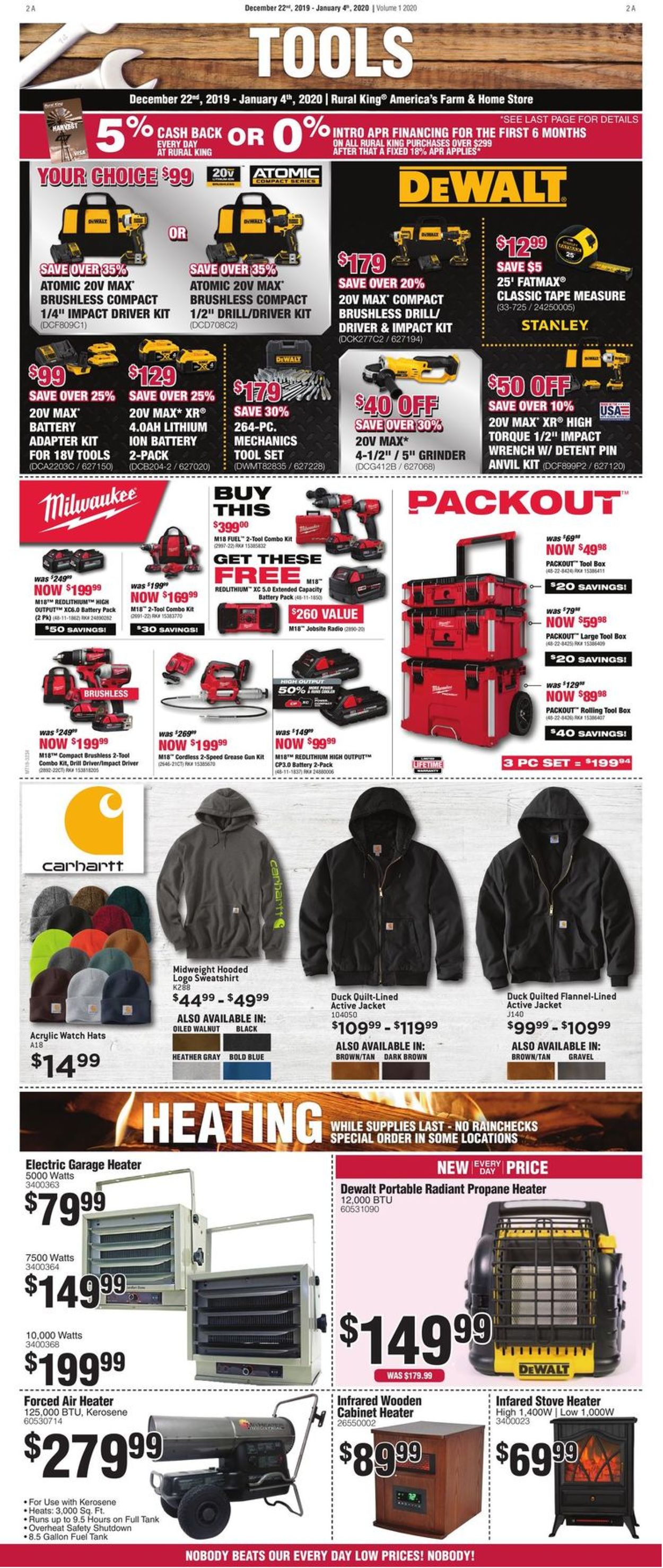 Catalogue Rural King - Christmas & New Year's Ad 2019/2020 from 12/22/2019