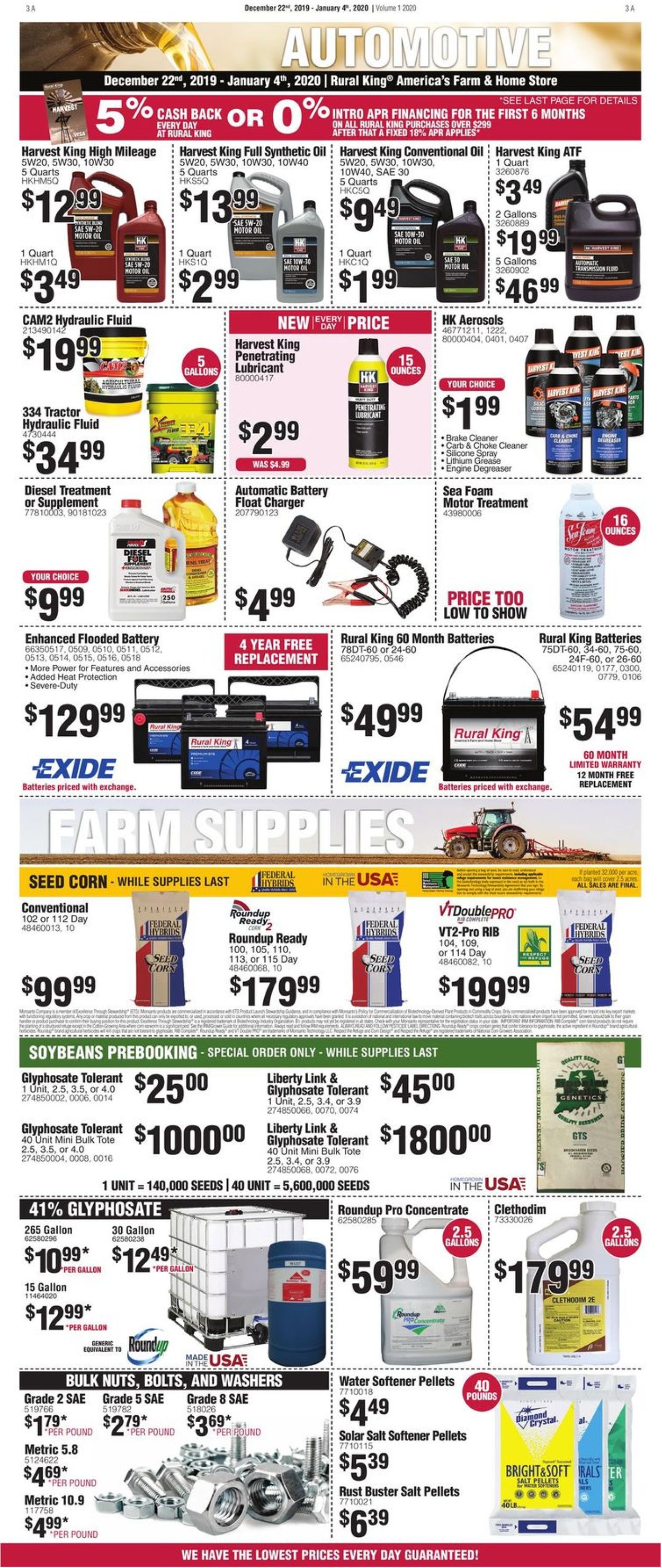 Catalogue Rural King - Christmas & New Year's Ad 2019/2020 from 12/22/2019