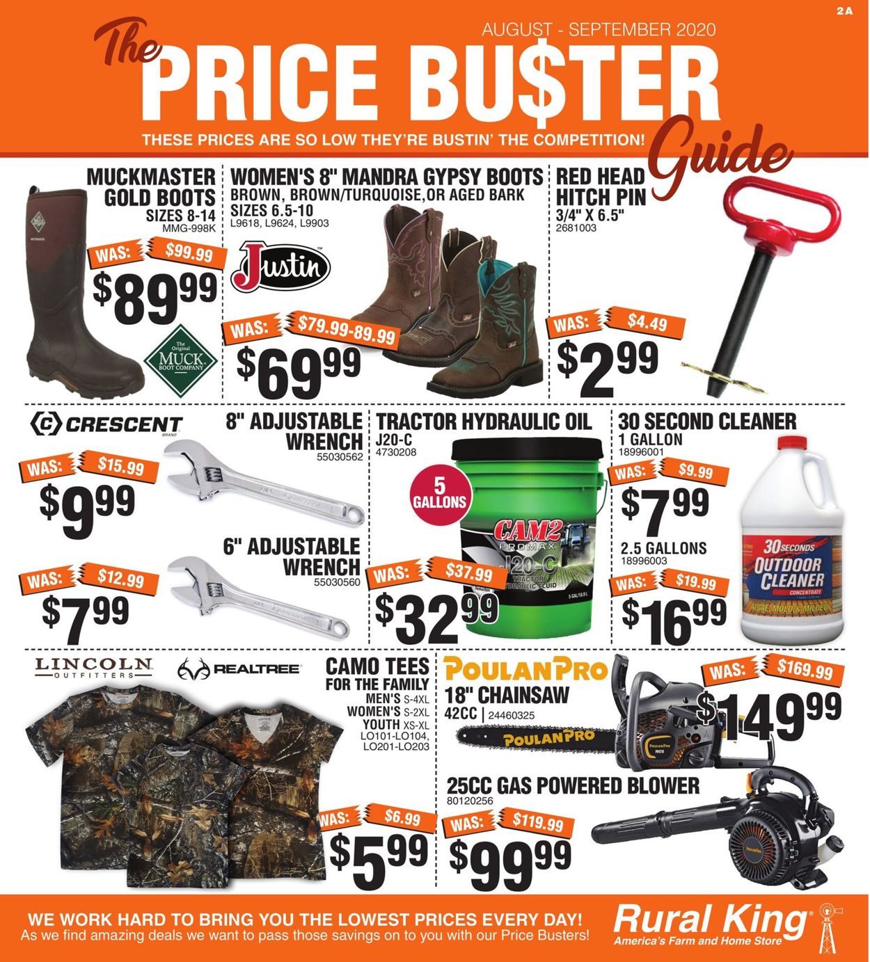 Rural King Current weekly ad 08/01 - 09 