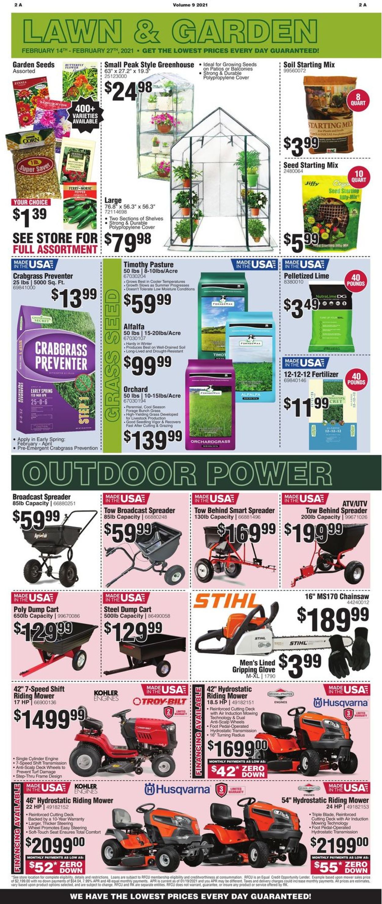 Catalogue Rural King from 02/14/2021