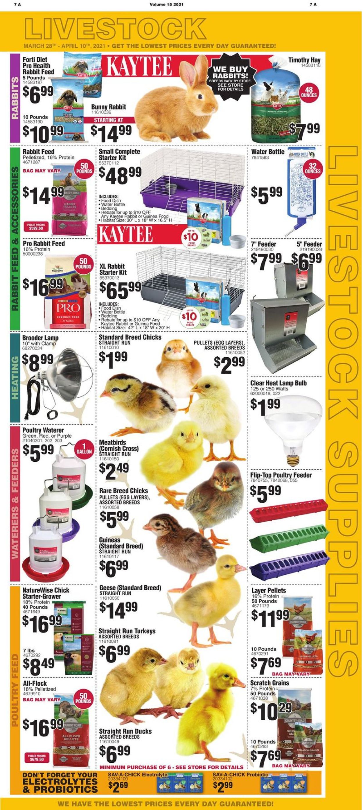 Catalogue Rural King  - Easter 2021 Ad from 03/28/2021
