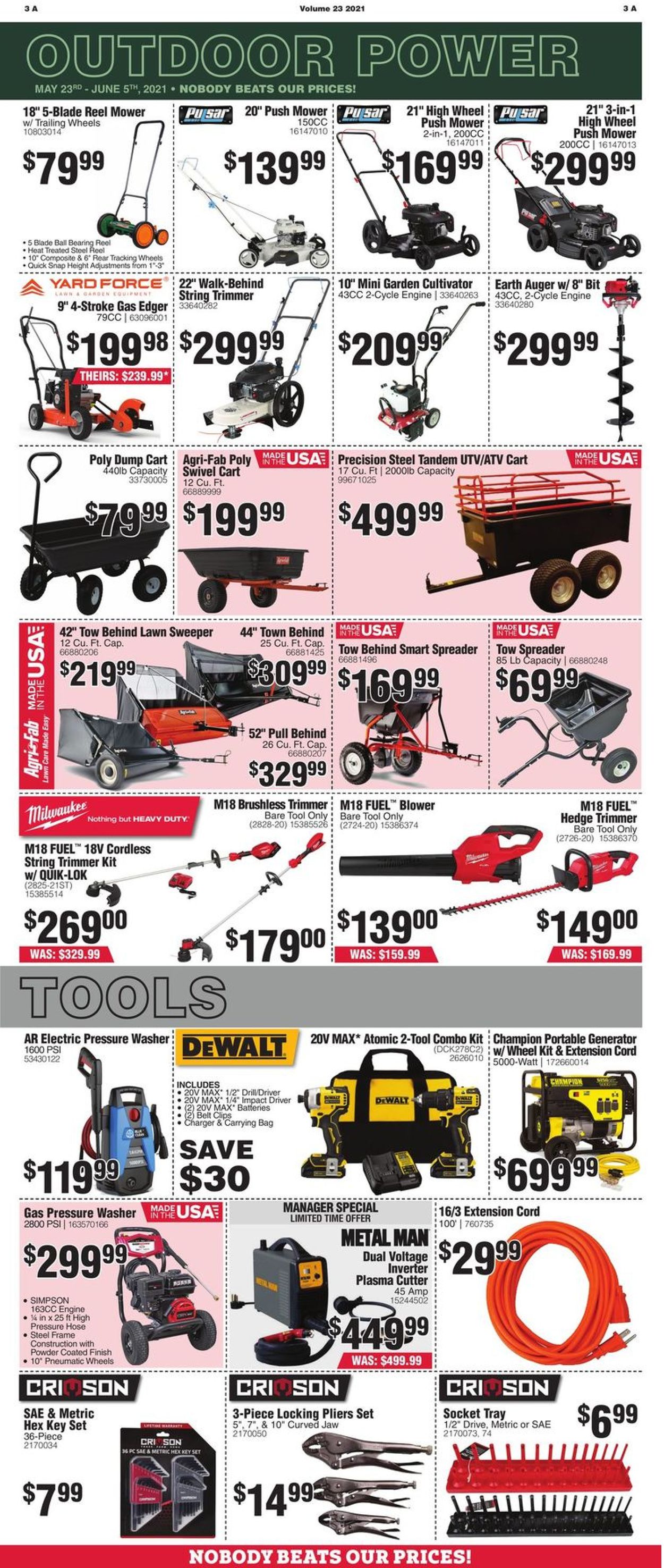 Catalogue Rural King from 05/23/2021