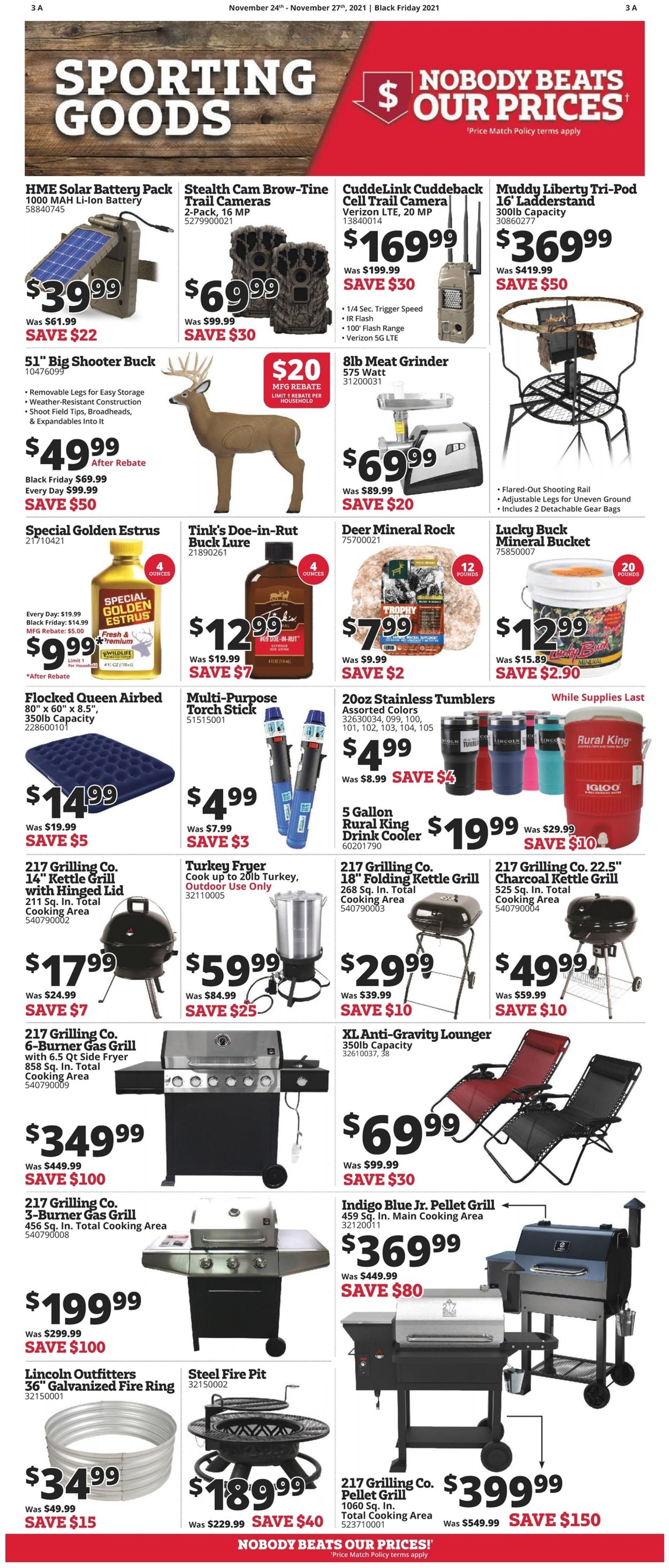 Catalogue Rural King BLACK FRIDAY AD 2021 from 11/24/2021