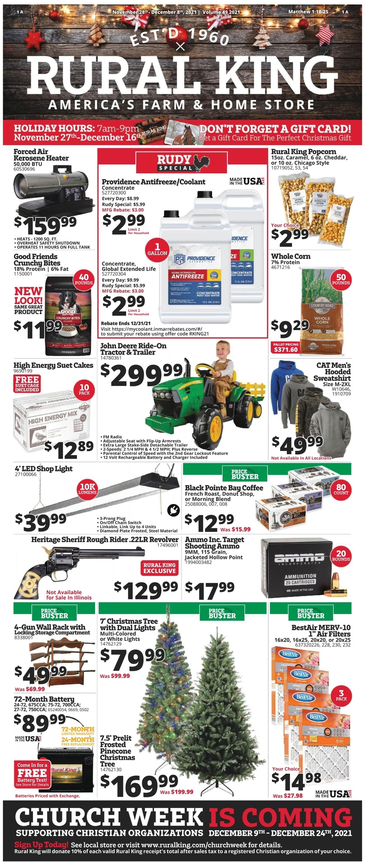 Catalogue Rural King CYBER WEEK 2021 from 11/28/2021