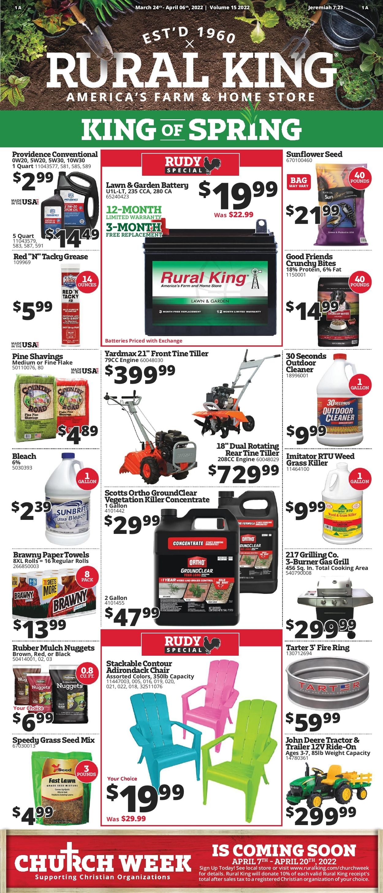 Catalogue Rural King from 03/24/2022