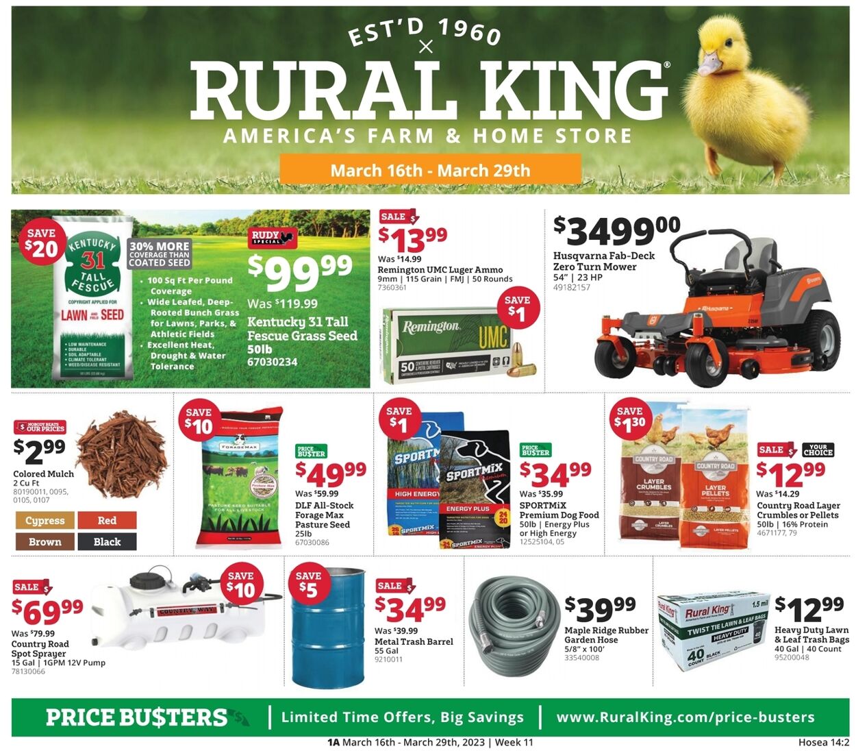 Catalogue Rural King from 03/16/2023