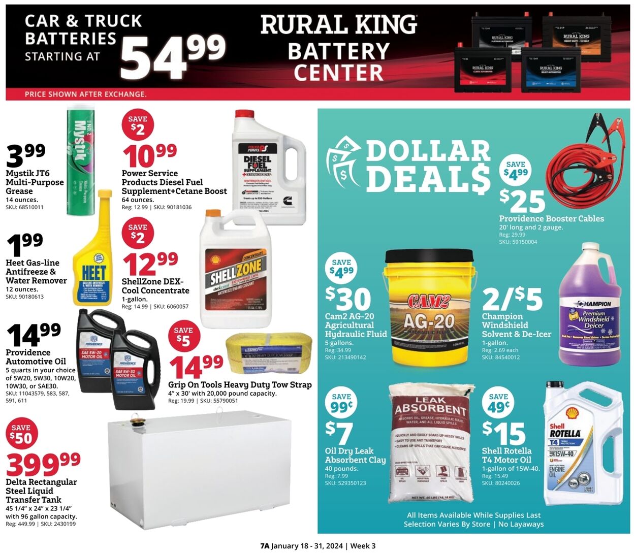 Catalogue Rural King from 01/18/2024