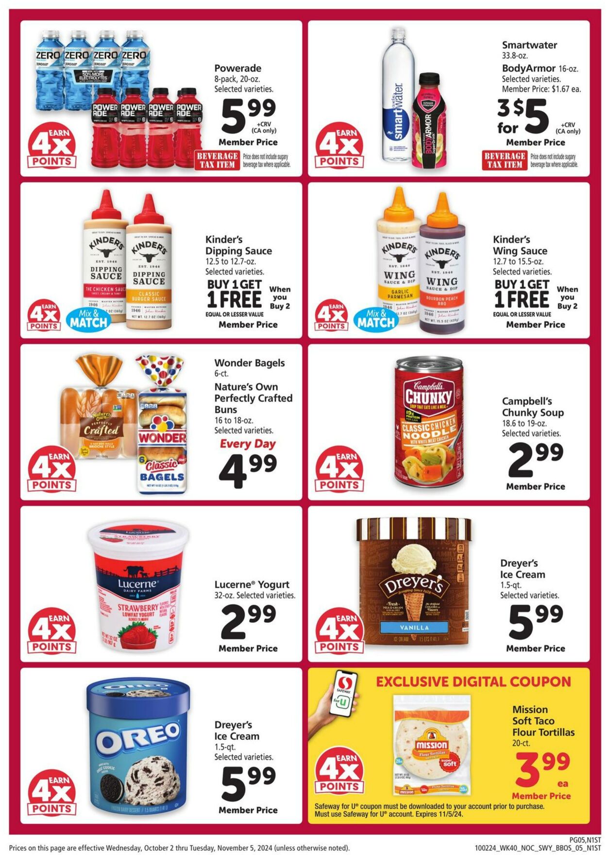 Catalogue Safeway from 10/02/2024