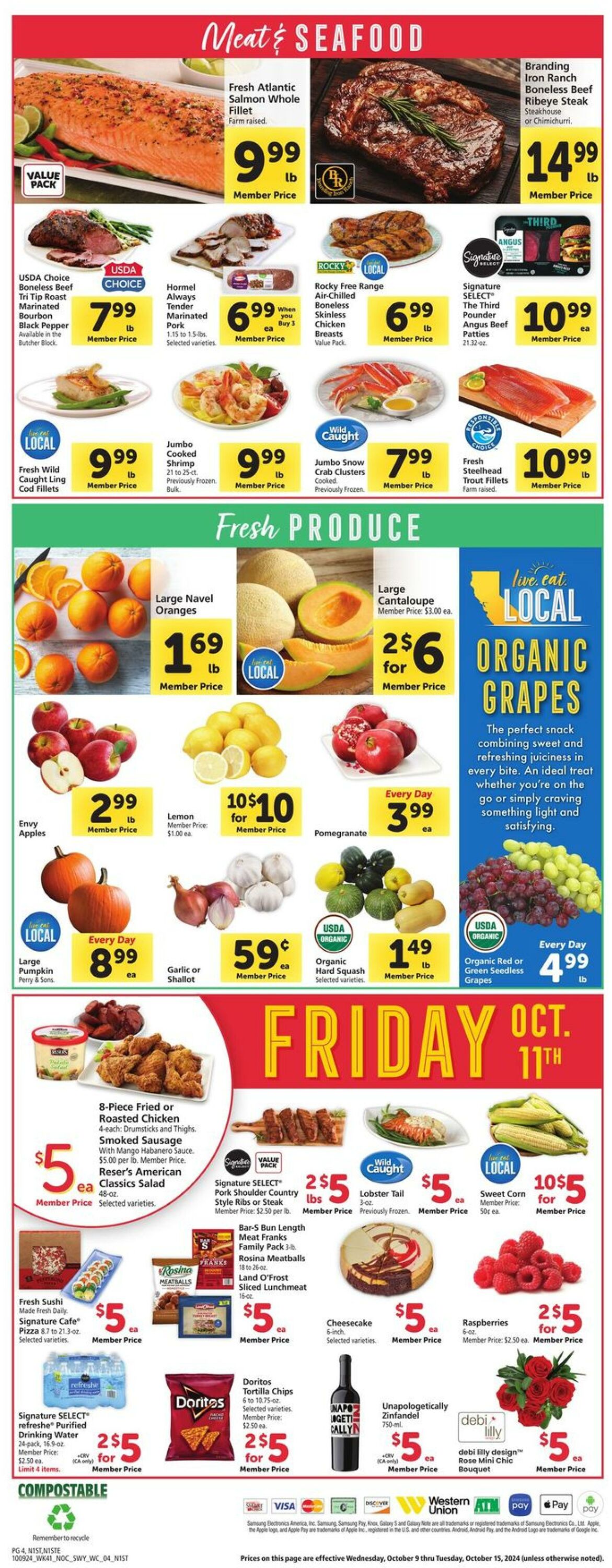 Catalogue Safeway from 10/09/2024