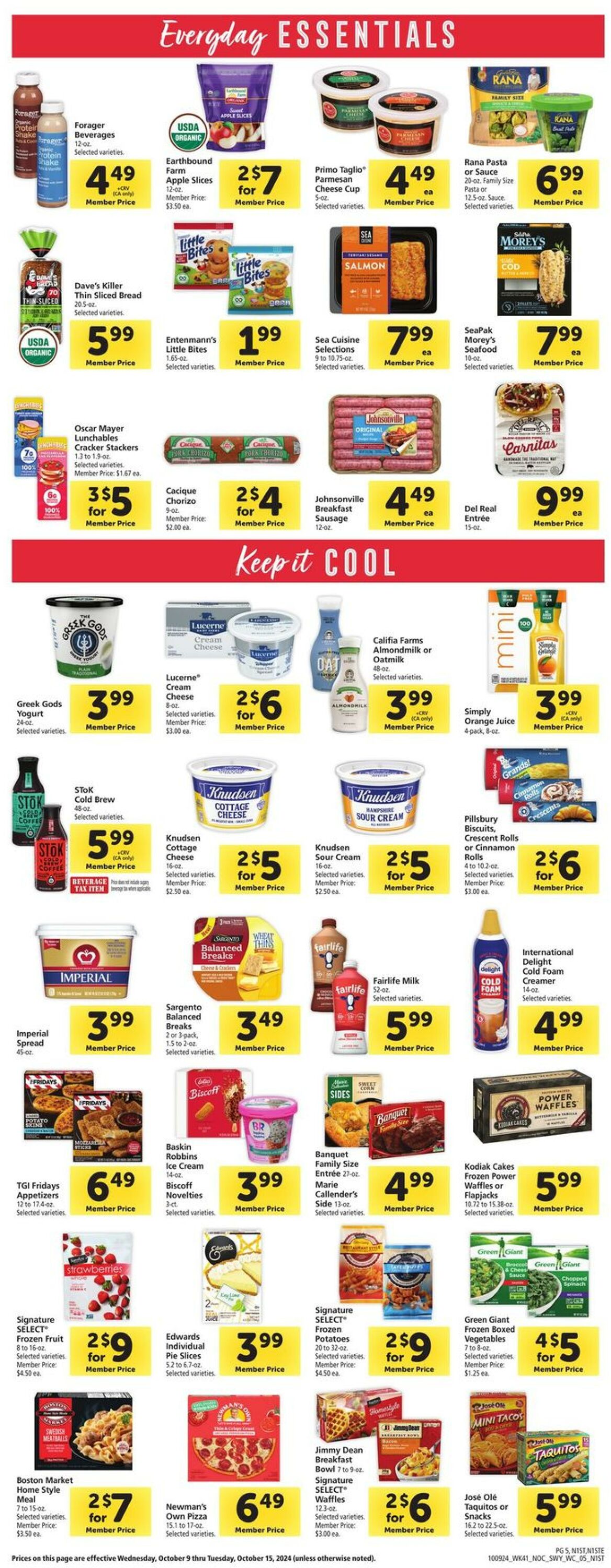 Catalogue Safeway from 10/09/2024