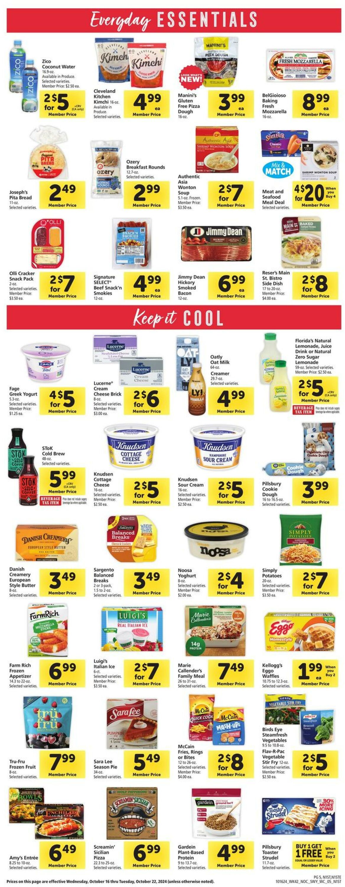 Catalogue Safeway from 10/16/2024