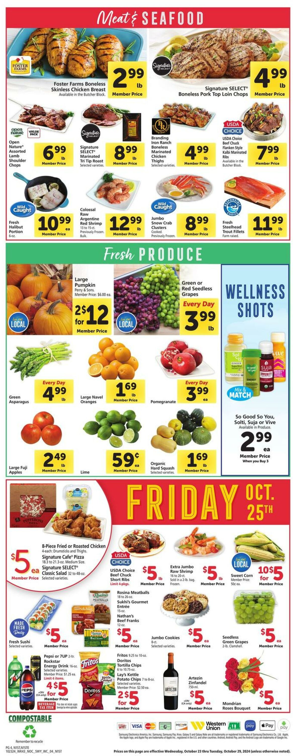 Catalogue Safeway from 10/23/2024